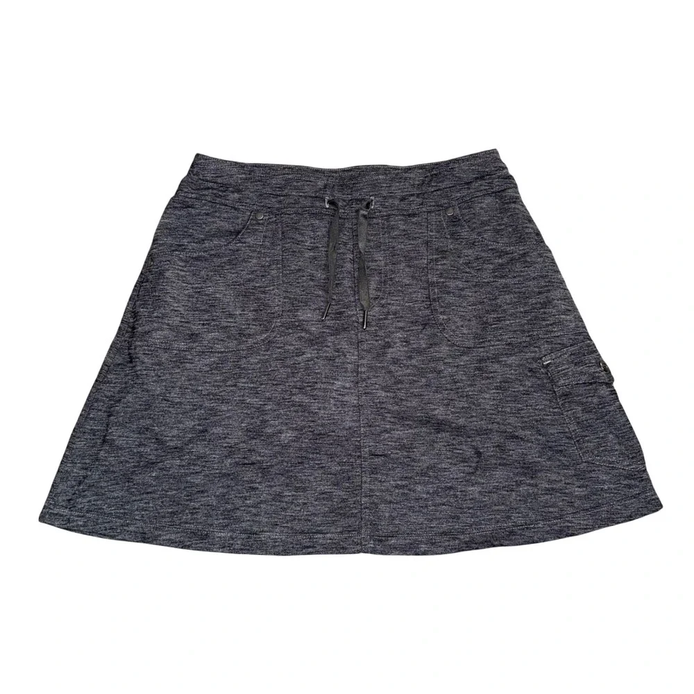 KUHL Mova Skort Women XS Gray Excellent Heathered Hiking Cargo Pocket